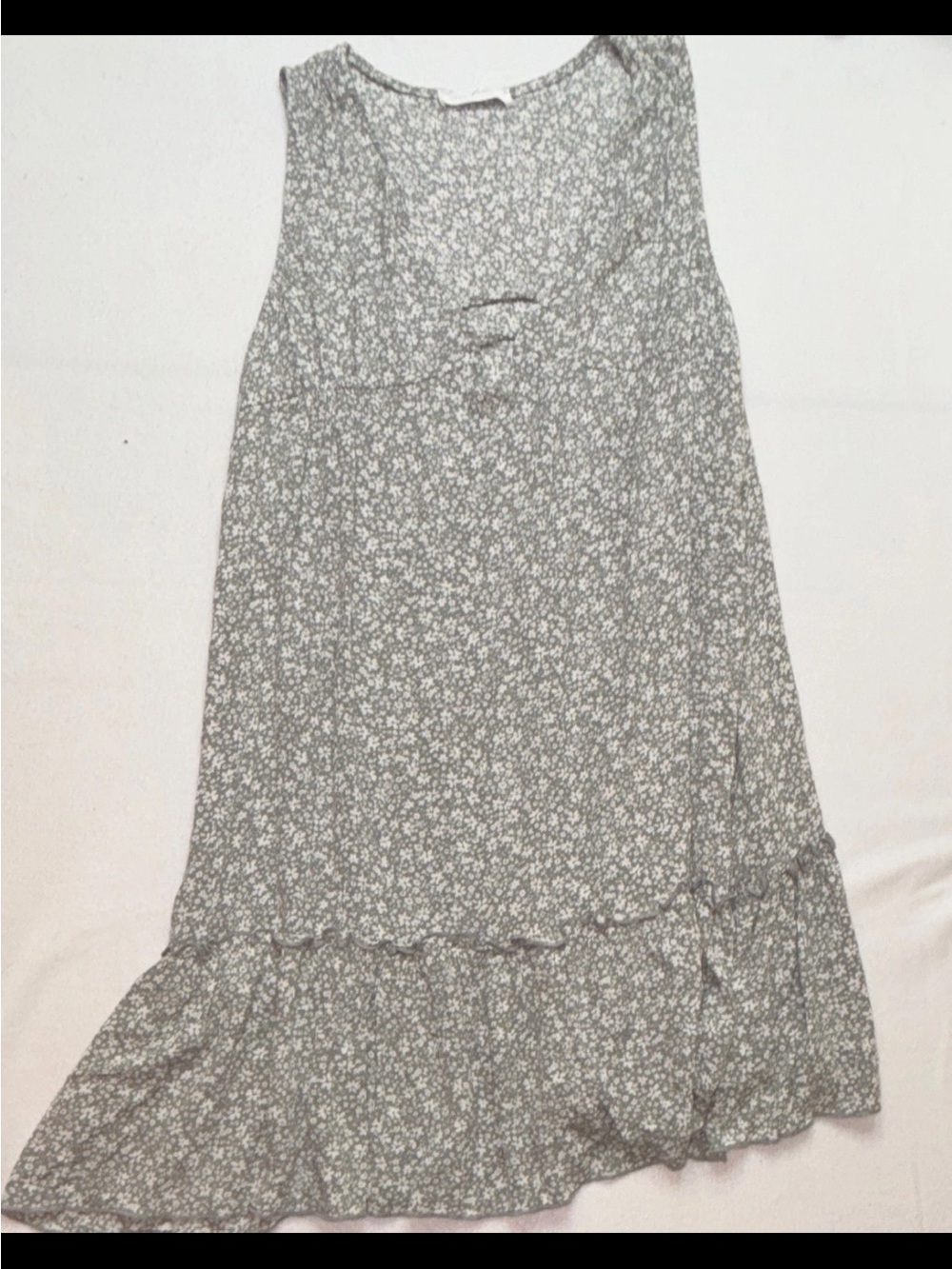 Ces Femme Gray Floral Midi Skirt